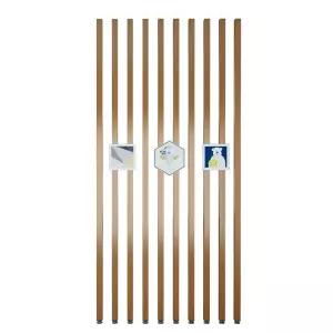 나무 간살 기둥 가벽 6개 칸막이 공간분리 파티션 가구 셀프 현관 인테리어