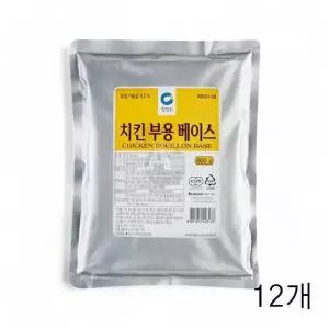 [셀러허브]대상주식회사 청정원 치킨 부용 베이스 800g X 12개 치킨파우더 분말가루 (S33511234)