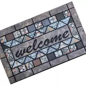 발매트 플로킹 인조양모 웰컴 현관매트 어서오세요