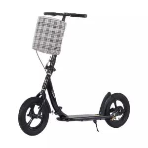 6~12세 학생용 휴대용 공기 2륜 어린이킥보드 대형 접이식 타이어 스쿠터