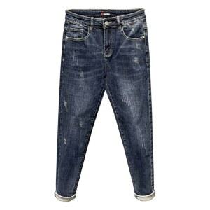 남자 디스코 청바지 조거 데님팬츠 테이퍼드핏 팬츠 남성