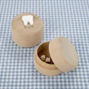 우드 유치 이빨 요청 첫니 기념 치아 보관함 2종 치아보관함 이빨요청 배냇함 첫니 탯줄보관함 유치보관함