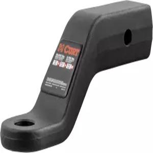 CURT 45458 상용 듀티 단조 트레일러 히치 볼 마운트 2-1/2인치 리시버 20 000파운드 1-1/4인치 홀 4인치