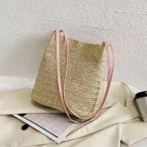 3수납형 여름 여행 밀짚 라탄 LKB555 백 여성 핸드폰 패션잡화 슬링백 소가 여성용 여행용 bag 패딩 구름백