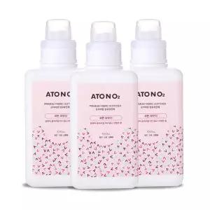 아토앤오투 프리미엄 천연섬유유연제 코튼파우더향 1L 3개세트