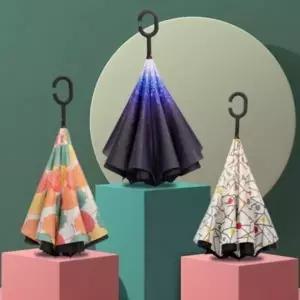 거꾸로 반전 우산 차량용 장우산 거꾸로 펴지는 우산