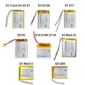 Fiio X1 II 2세대 X3 X5 X7 FX1221E3 E5 E6EO7KE7 E17E10 E10K E11KQ1 Mark IIQ5 Q5SX3 III용 교체 배터리