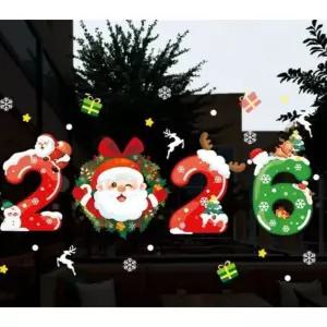 크리스마스 시트지 매장 카페 꾸미기 스티커 쇼윈도 정전기 창문