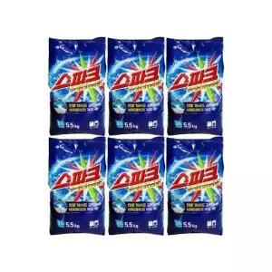 [애경] 스파크 프라임 일반드럼겸용 리필 5.5kg x 6개