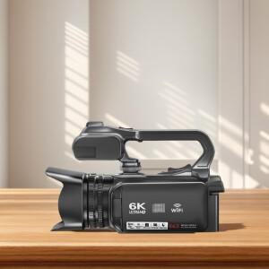 카메라 리모컨 6K 카메라 레코더 64MP 4인치 터치스크린 울트라 HD WIFI 휴대용 녹화 야간 투시 라이브 스