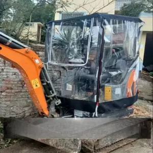 굴착기방수커버 캐노피 햇빛가리개 천막 덮개 굴삭기 두꺼운 그늘막