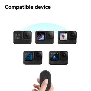 카메라 리모컨 Iphone 12-16 Pro Max, Gopro 8-12, Android용 AAAEL-블루투스 카메라 셔터 원격 제어 65Ft