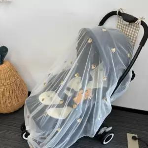 촘촘한 유모차용 망사 모기장 모기와 해충으로부터 안전하게 통기성이 좋은 사계절 간편한 탈부착