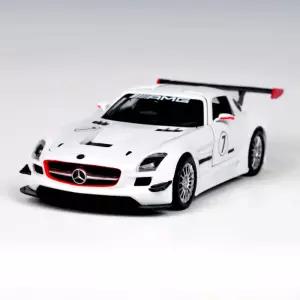 ()1 24 벤츠SLSAMGGT3레이싱모델(537M73772)카 미니 자동차 모형 다이캐스트 고급 명차 키덜트장난감 수집