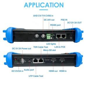 와이파이 라우터 7인치 IP CCTV 테스터 모니터 CVBS AHD CVI 카메라 8MP HDMI 입력 POE 출력 WIFI