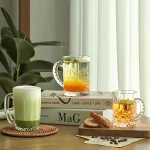 머그 맑은 맥주잔 잔 유리 미니컵 필수품 커피잔 카페커피컵 3종 홈카페