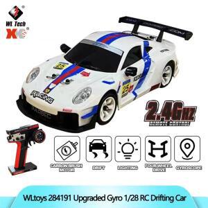 WLtoys 284191 284019-A 업그레이드 자이로 1/28 RC 드리프트 카 4WD 고속 무선 조종 모델 2.4G 레이싱 차