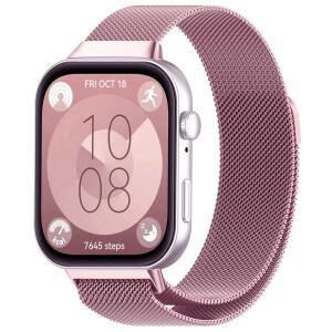 Huawei Watch FIT 3 스트랩 용 밀라노 루프 밴드 fit3 2024 스마트 마그네틱 스테인레스 스틸 correa  액세