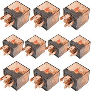 방수 릴레이 DC 12V 100A SPDT 5핀 자동차 헤비 듀티 분리형 충전 투명 케이스