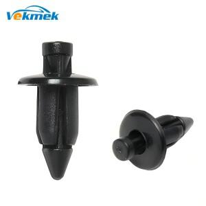 혼다 호환 야마하 스즈키 가와사키 바이크 페어링 패널 버클용 6mm 플라스틱 리벳  클립 검정색 푸시인 패