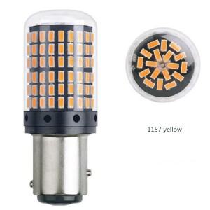 2x 1156/1157 144SMD BAU15S PY21W LED 방향 지시등 테일 전구  12V