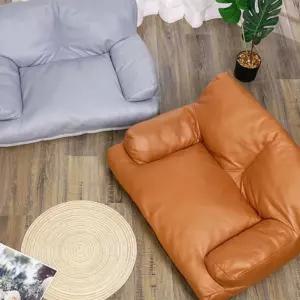 스크래치방지 쿠션 애견침대 베드 애완 고양이 가죽소파