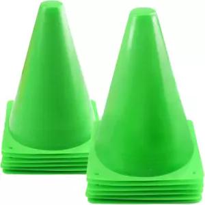 축구 스케이팅 농구 실내 및 실외 경기를 위한 미렙티 7인치 플라스틱 교통 콘 스포츠 훈련 민첩성 마커