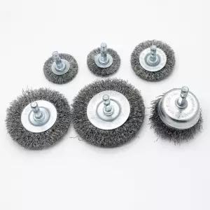 와이어 전동드릴 녹제거 철브러쉬 6종 스포츠 전동 레저 배터리액세서리