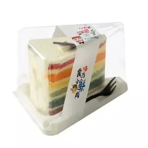 디저트 조각케이크 박스 티라미슈용기 롤케익 투명포장 화이트 미니 카페디저트