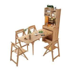 형식탁 좁은집 접이식식탁렌지대 수납장 원형 작업대 렌지대겸식탁 홈바 조리대