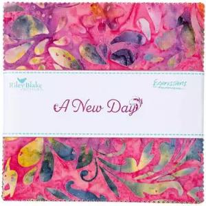 표현 바틱스 새로운 날 5인치 스태커 42 스퀘어 참 팩 라일리 블레이크 디자인 5-23294-42