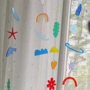 (다올)홈파티 벽장식 썬캐쳐 모빌 아크릴 디자인소품