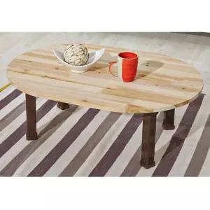 타원삼나무좌탁 텃치접이식다리 800x570mm테이블 접이형 밥상 공부상 차테이블 좌탁 식테이블 쇼파 소파