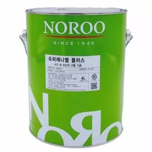 슈퍼에나멜 플러스 백색 4L 페인트 외장용유성페인트 철재용 용페인트 데크 욕실 방부목 목재용 타일