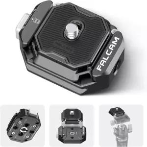 ULANZI F38 멀티홀 카메라 퀵 릴리스 플레이트 키트 1/4인치에서 3/8인치 나사산 시스템 QR 삼각대 장착