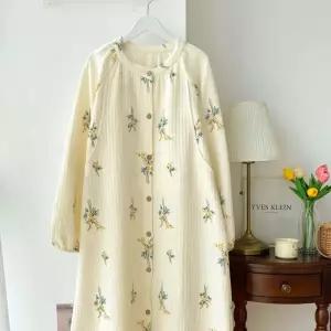 트루리즈 수유원피스 와플에어 순면파자마 산후조리원