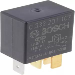BOSCH 0332201107 전환 마이크로 릴레이 - 5핀 12V 30/10 A 싱글