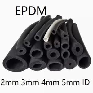 2mm 3mm 4mm 5mm ID EPDM O 형 폼  원형 튜브 EMDP 인서트 씰 Versigard Ruberlon 자형 스폰지 스트립 c