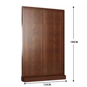 무타공가벽 우드톡 무타공 파티션 공간분리 1. 높이 190 바닥 83 이중조합 30 조립