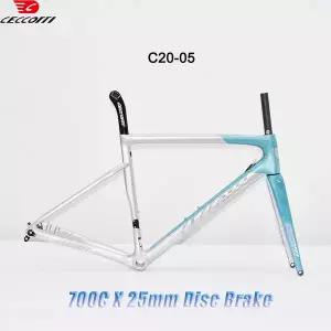 자전거프레임 CECCOTTI-카본 로드 바이크 프레임 RF20 모델 디스크 브레이크 자전거 프레임셋 T1000 카본