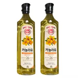 사조 해표 카놀라유 900ml x 2개