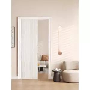 무타공가벽 폴딩도어 조립식 무타공 1. 자석형 크림색 0-100cm 적합 커튼 200cm