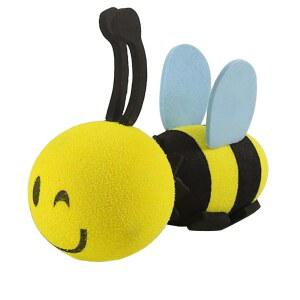 Hbxdeco 해피 비 카 안테나 토퍼, 귀여운 EVA 자동차 볼 장식 모자, 주차장에서 쉽게 찾을 수 있는 차량, 유니버설 외장 액세서리(윙크)