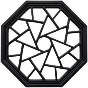 한옥 창틀 나무 인테리어 도색 무늬 40x40cm 문살 일식집 정사각형 패턴