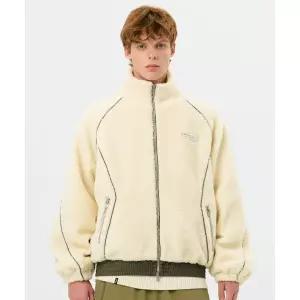 매장정품 GOLA LINE POINT DUMBLE F리 LEECE JUMPER IVORY WGLA6SJJPZ01IV 129234