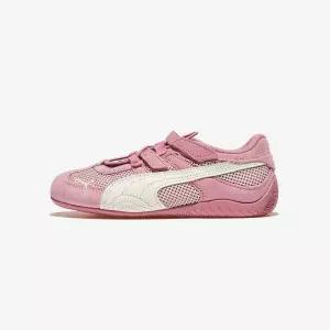푸마 스피드캣 고 벨크로 프리스쿨 색상 Poised Pink-Warm White-Mauve Mist PKI40843304