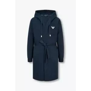 EMPORIO ARMANI UNDERWEAR 남성 이글 엠브로이더리 후드 가운_마린 0814341002 2406247215 137788