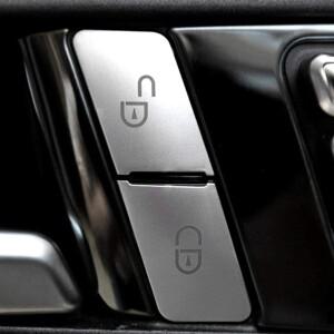 24Pcs 자동차 도어 시트 메모리 잠금 버튼 커버 스티커 메르세데스 벤츠 CLA/GLA/GLK/GLE/CLS/GL/ML/A/B/E