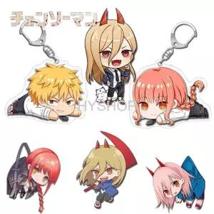 체인소맨굿즈 체인소맨열쇠고리 키링 캐릭터 아크릴 마키마 