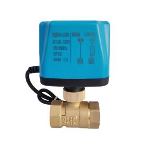 호환 전동 볼 밸브 황동 2선 전원 차단 재설정 8 N·m 큰 토크 220V 110V 24V 12V AC/DC 대체 전기 솔레노